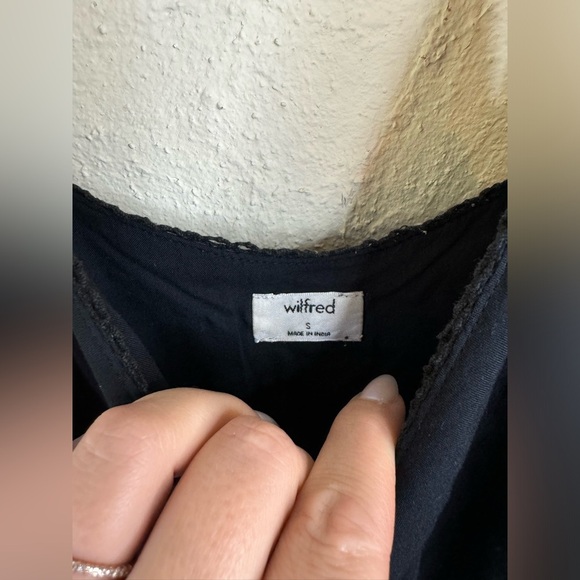 Wilfred Irene Jumpsuit Black Spaghetti Strap Size Small - Picture 8 of 10